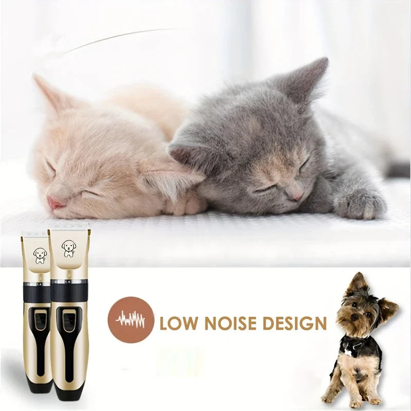 Cordless Pet Grooming Clippers Kit