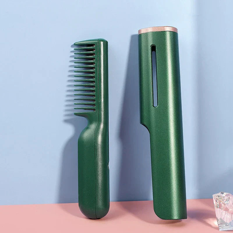 Cordless Portable Heated Hair Brush