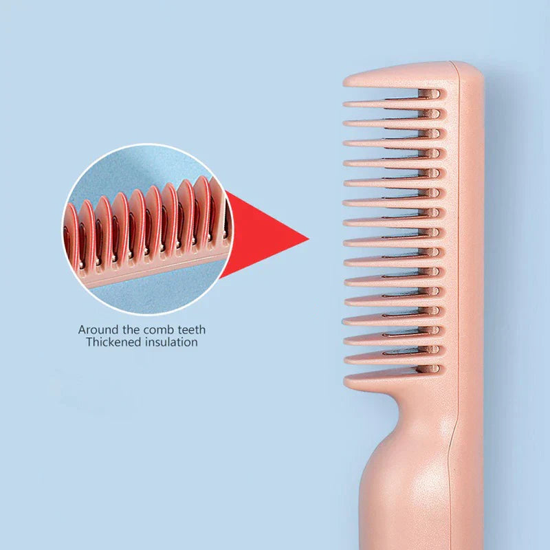 Cordless Portable Heated Hair Brush