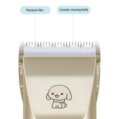Cordless Rechargeable Dog Cat Grooming Clippers Set