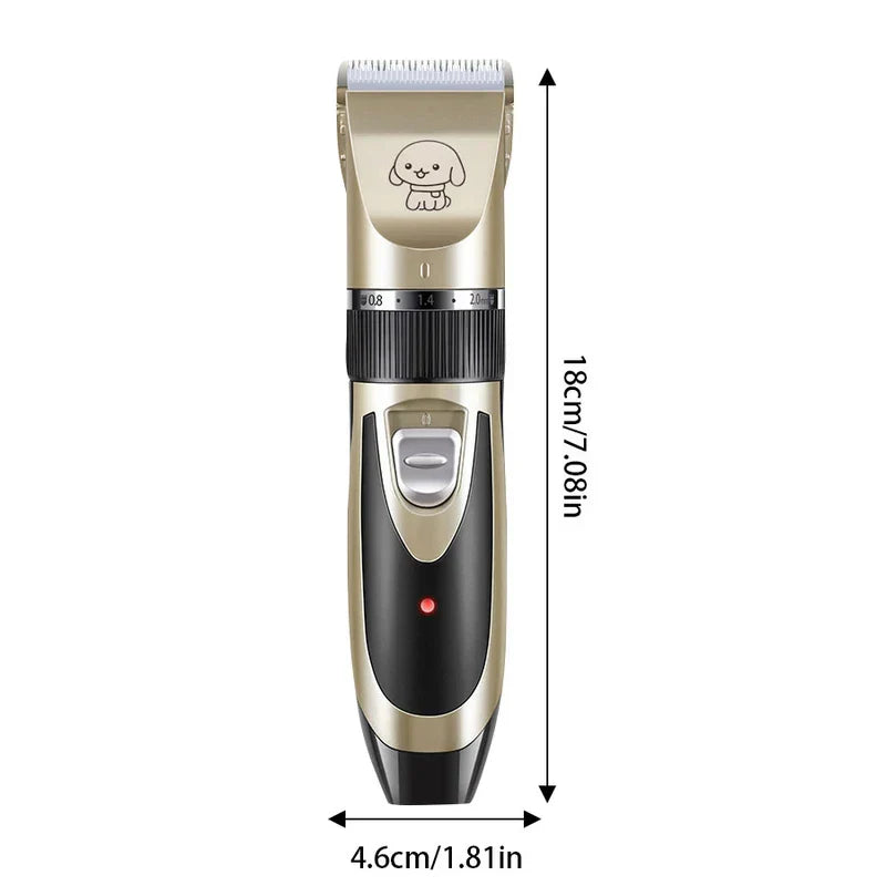 Cordless Rechargeable Dog Cat Grooming Clippers Set