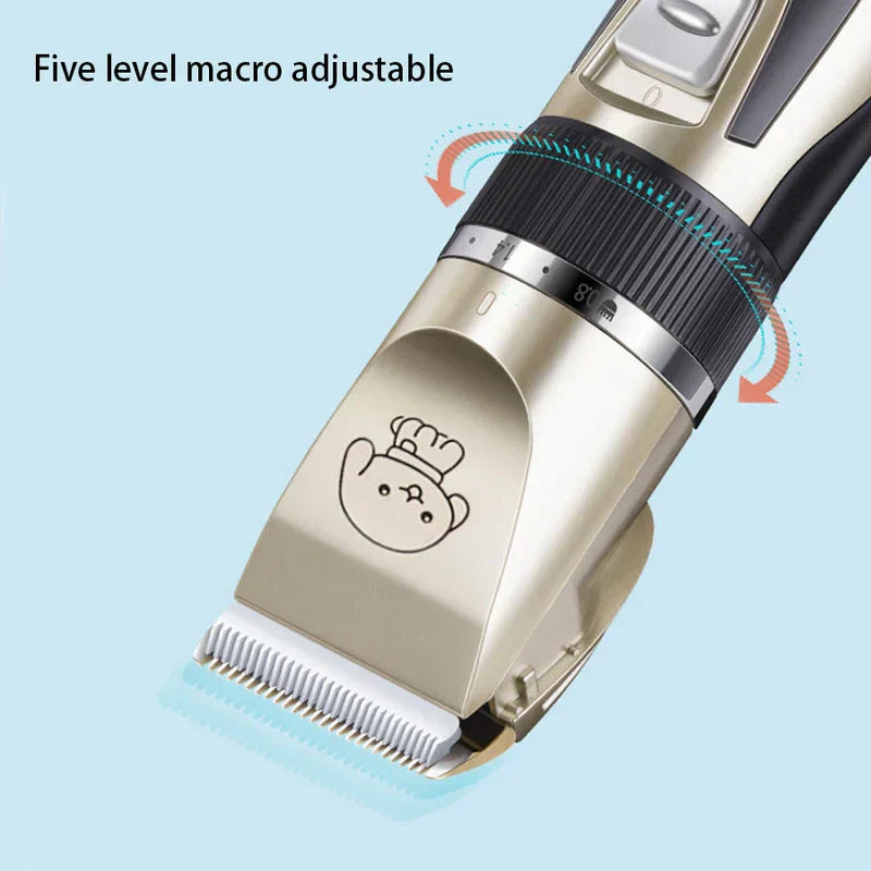 Cordless Rechargeable Dog Cat Grooming Clippers Set