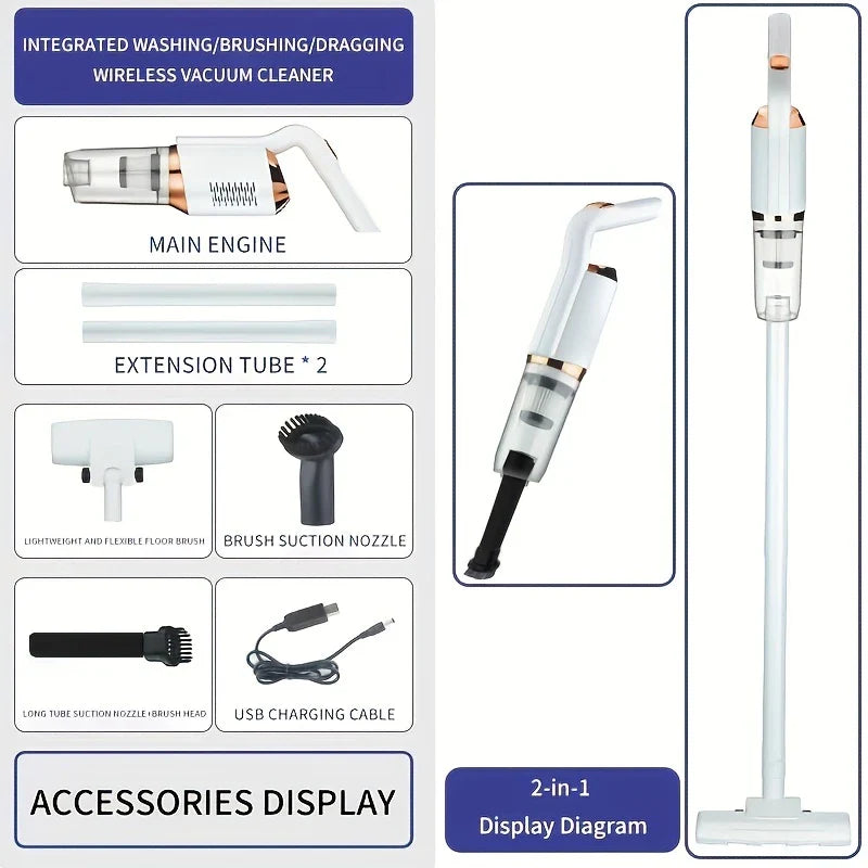 Cordless Stick Vacuum Cleaner Lightweight