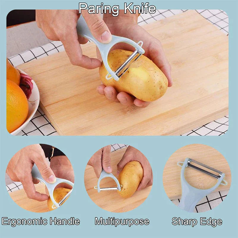 Cutting Board Set 4 Piece Color Coded