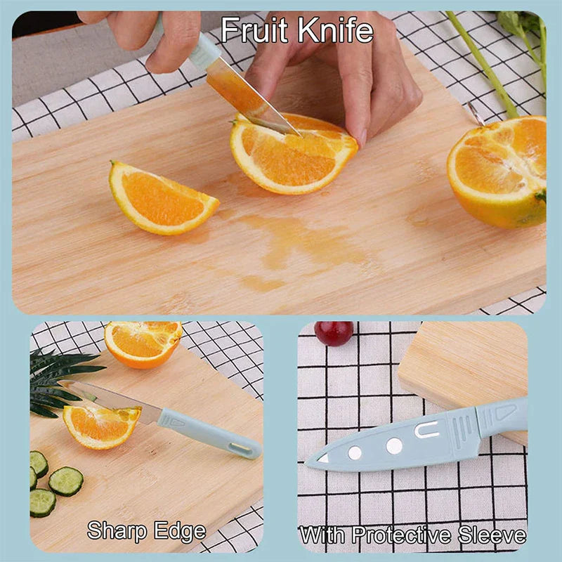 Cutting Board Set 4 Piece Color Coded