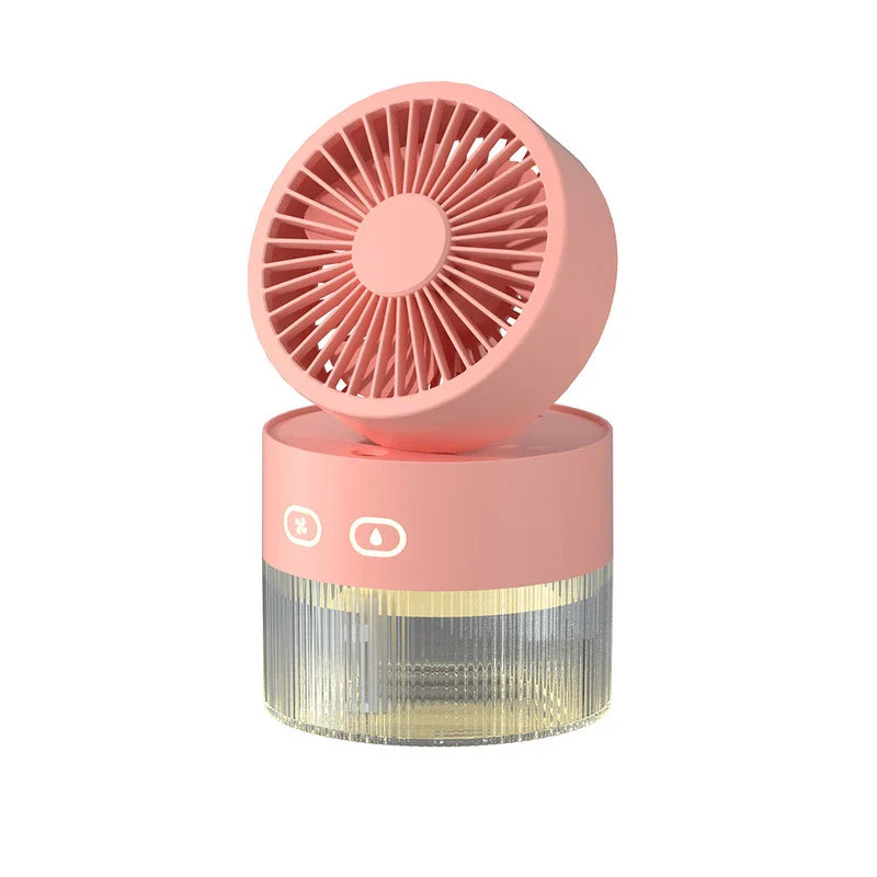 Desktop Misting Fan Humidifier Usb Portable