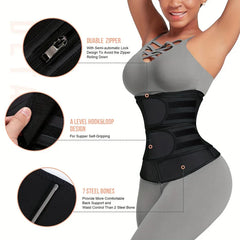 Double Belt Waist Trainer Corset Cincher