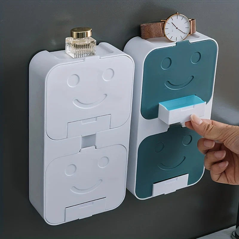 Double Layer Draining Soap Dish Holder Box