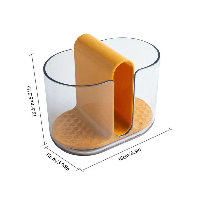 Double Tube Dish Drying Rack Drainer Board