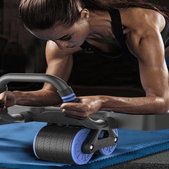 Dual Wheel Ab Roller Exercise Wheel X6 (With Counter)