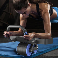Dual Wheel Ab Roller Exercise Wheel X6 (With Counter)