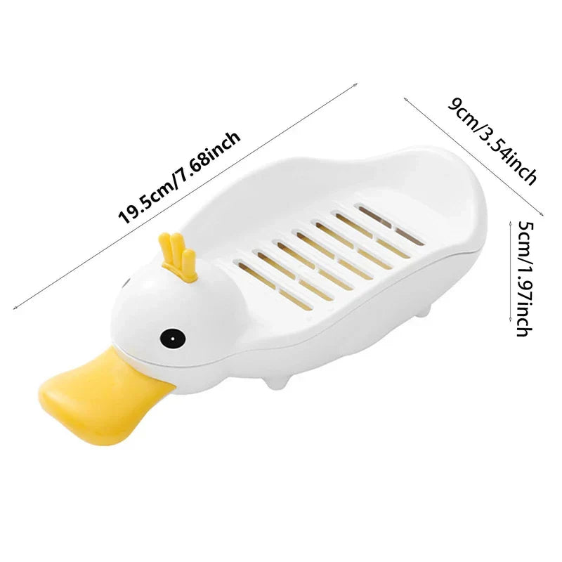 Duck Soap Dish Holder Self-Draining