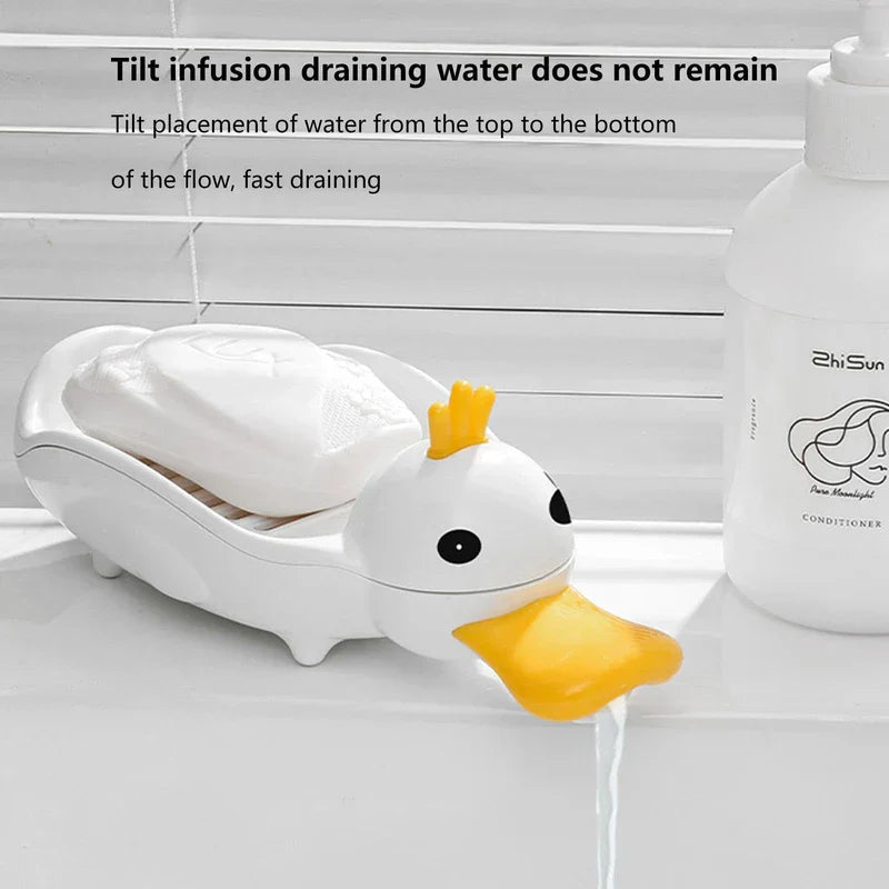 Duck Soap Dish Holder Self-Draining