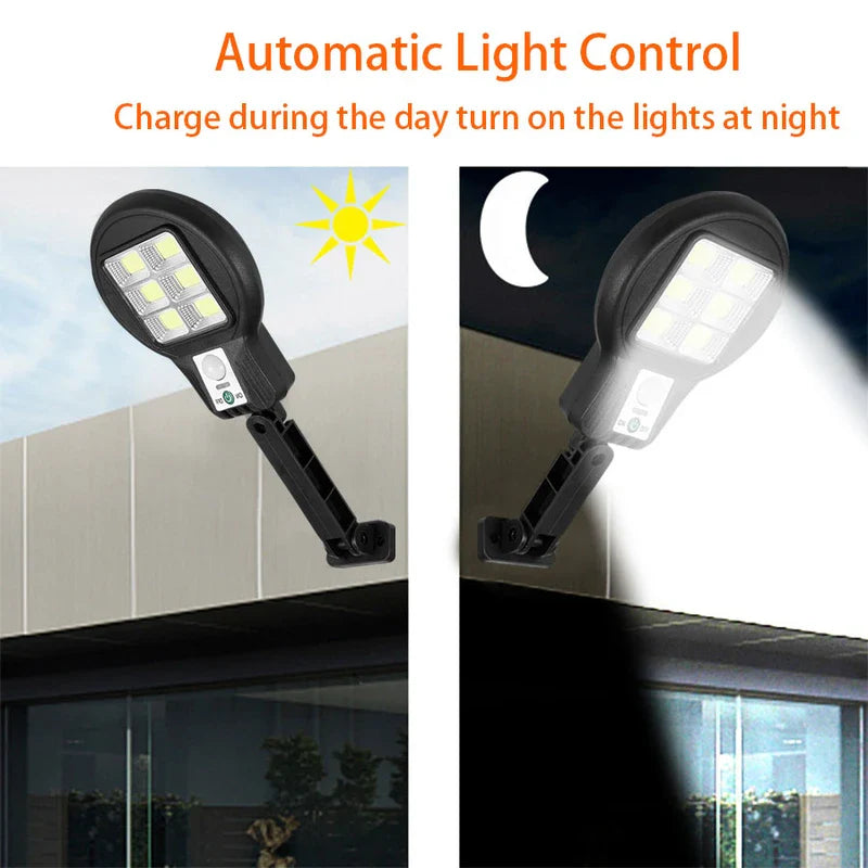 Dusk To Dawn Security Wall Lamp Solar Powered Led