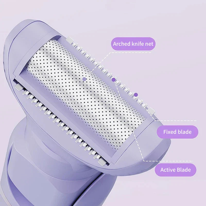Electric Epilator Hair Remover Shaver Women Body Leg