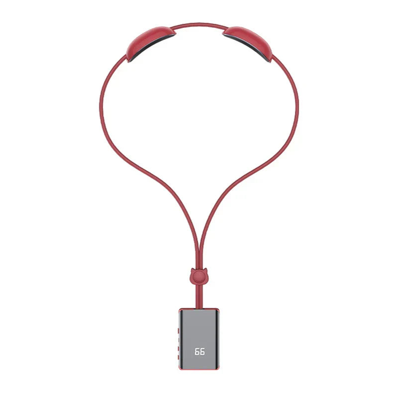 Electric Neck Massager Therapy Device Heat Pulse