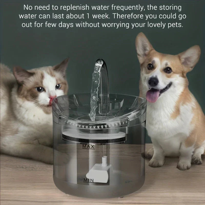 Electric Pet Water Fountain With Filter