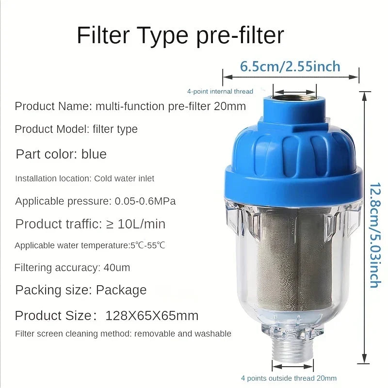 Electric Water Heater Sediment Pre-Filter System