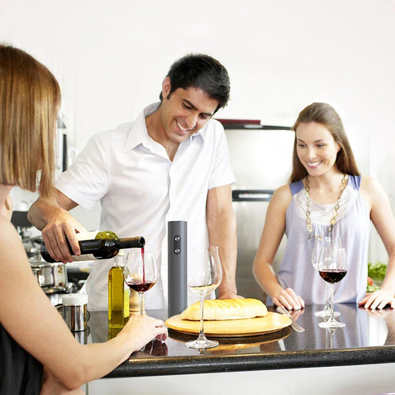 Electric Wine Bottle Opener Automatic Corkscrew