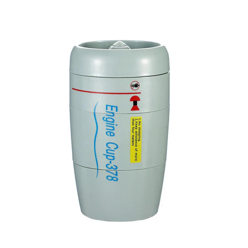 Engine Shape Anti-Tip Suction Tumbler Mug