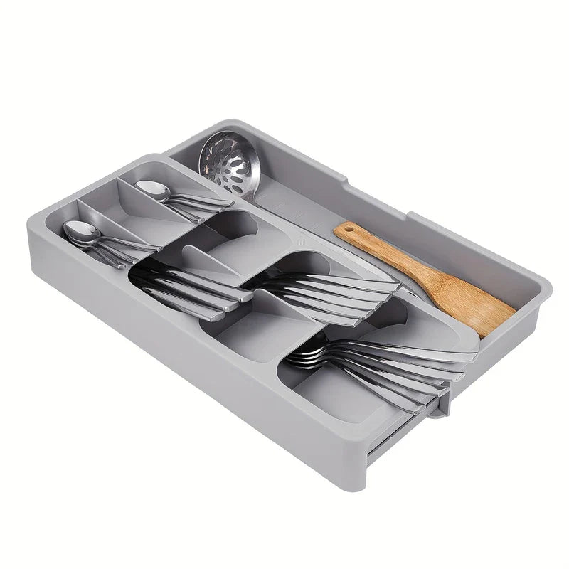 Extendable Cutlery Drawer Organizer