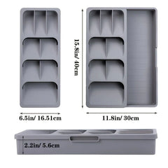 Extendable Cutlery Drawer Organizer