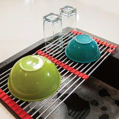 Extendable Over The Sink Dish Drying Rack