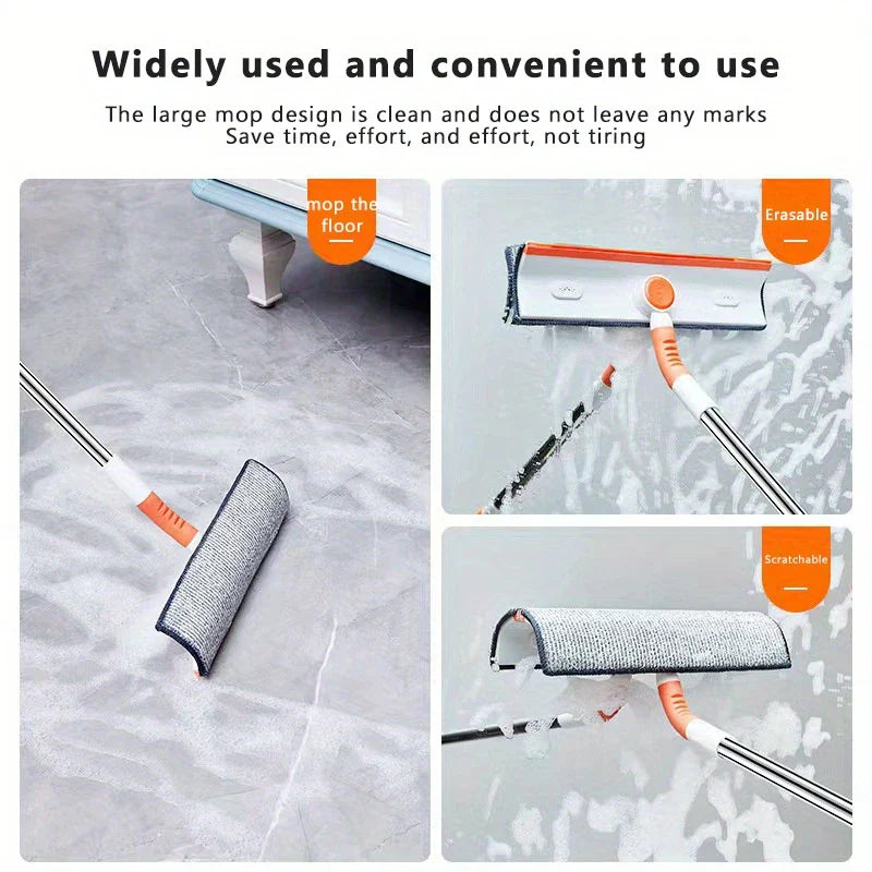 Extendable Window Screen Cleaner Brush Squeegee