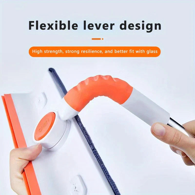 Extendable Window Screen Cleaner Brush Squeegee