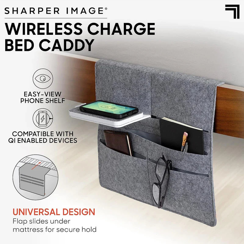 Felt Bedside Caddy Storage Organizer Pocket Bag