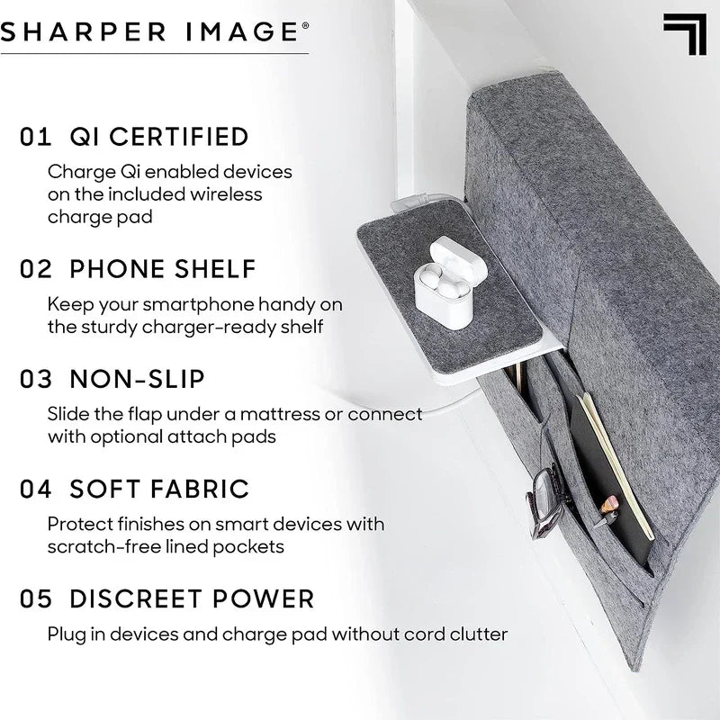 Felt Bedside Caddy Storage Organizer Pocket Bag