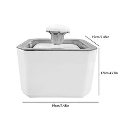 Filtered Pet Water Fountain Dispenser