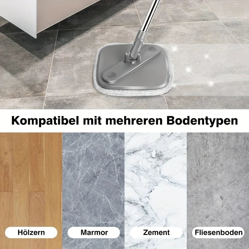 Flat Floor Mop Bucket Set with Water Separation