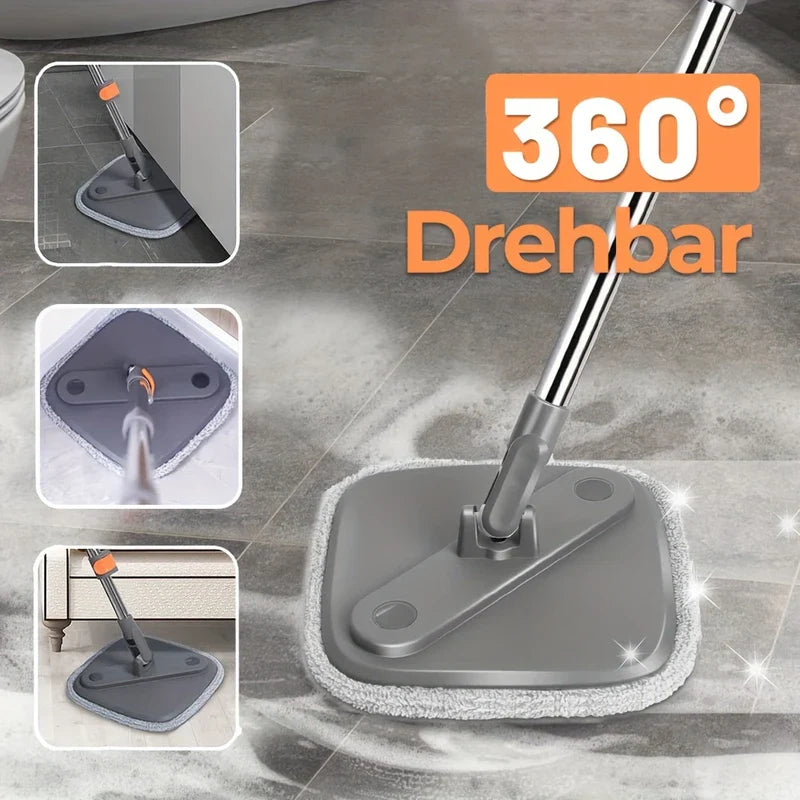 Flat Floor Mop Bucket Set with Water Separation