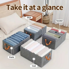 Foldable Cloth Storage Box Bin Organizer for Closet