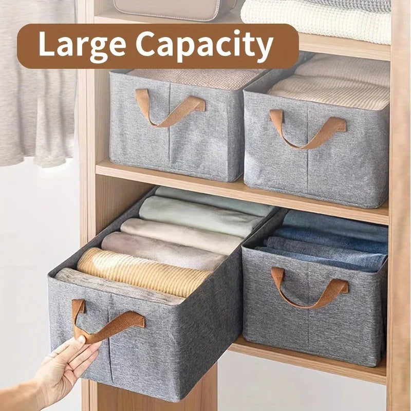 Foldable Cloth Storage Box Bin Organizer for Closet