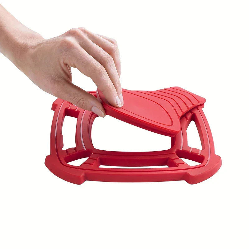 Foldable Silicone Trivet Mat Hot Pot Holder Pad