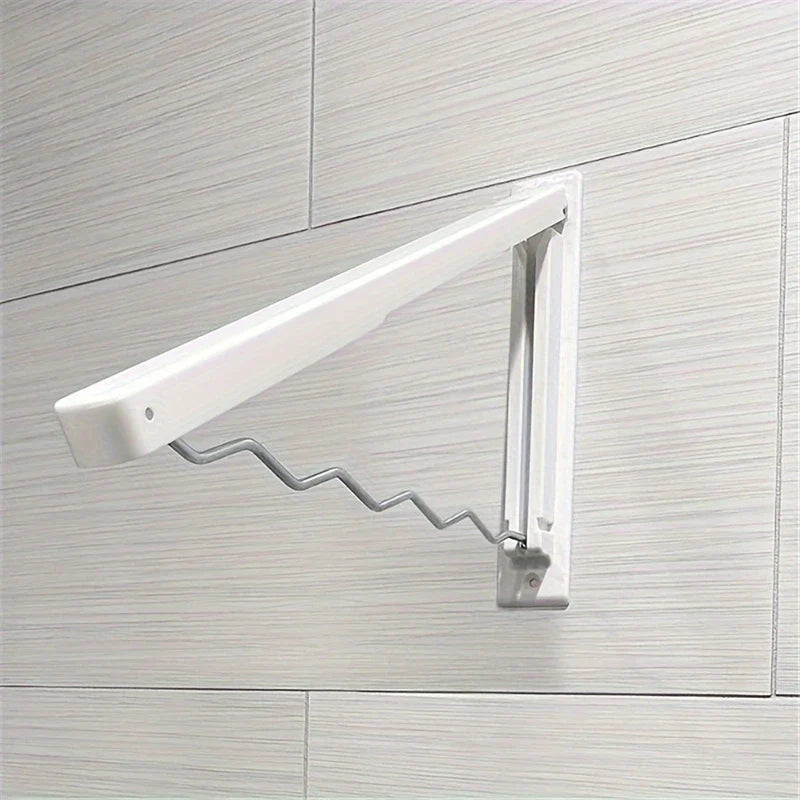 Foldable Wall Mount Retractable Clothes Drying Rack