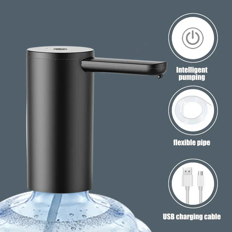 Folding Portable Electric Water Jug Dispenser Tap