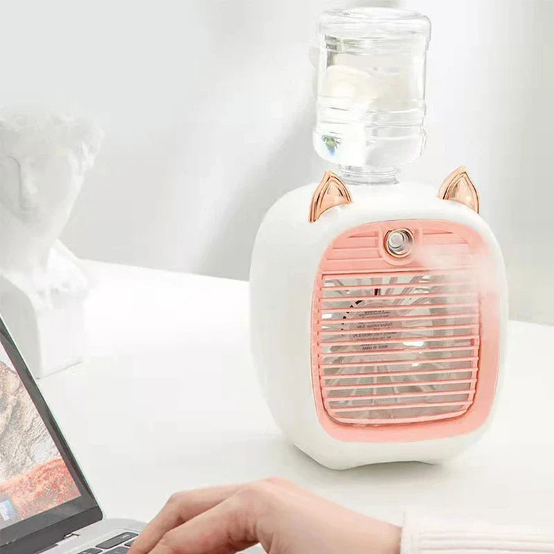 Fox Design Mini Humidifier Fan Air Cooler Combo