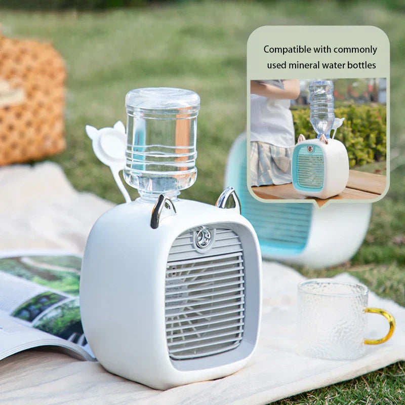 Fox Design Mini Humidifier Fan Air Cooler Combo