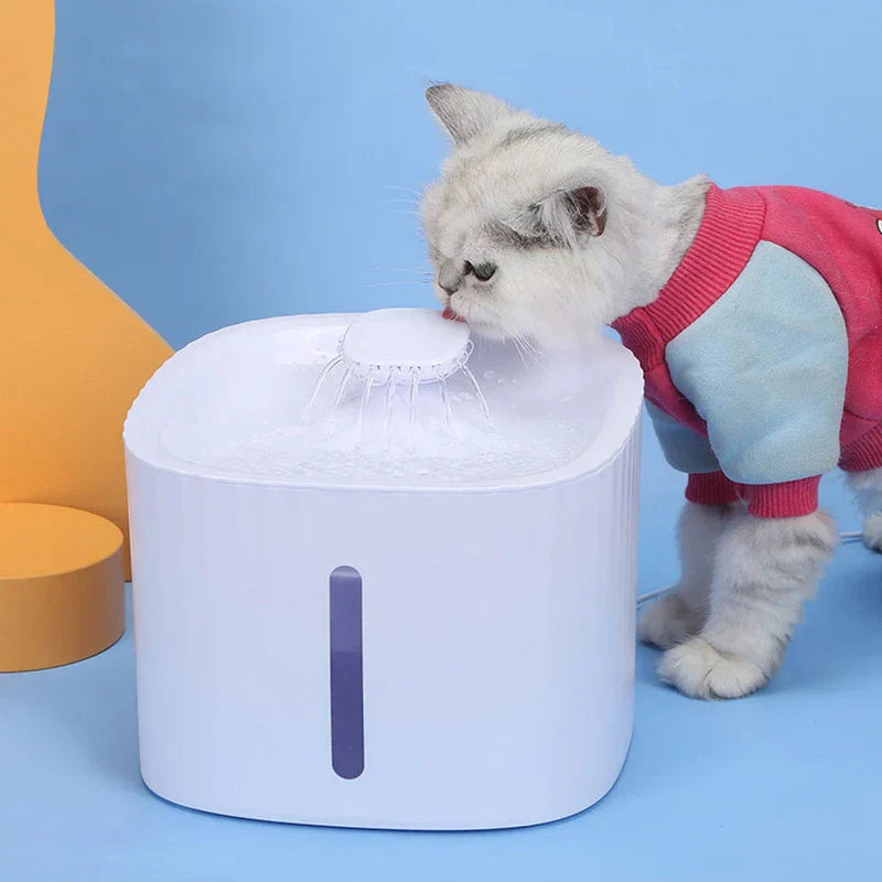 Fresh Flowing Water Bowl For Hydrated Pets Filtered
