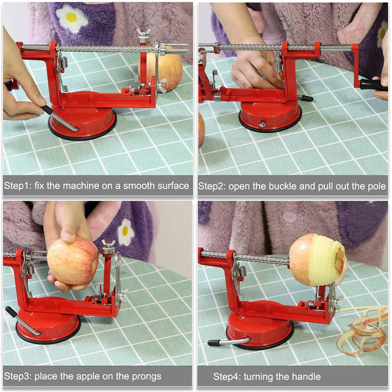 Fruit Peeler Slicer Corer Machine Tool