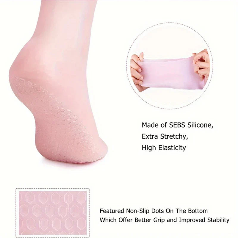 Gel Moisturizing Spa Socks for Dry Cracked Feet