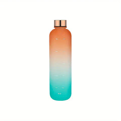 Gradient Color Motivational Water Bottle