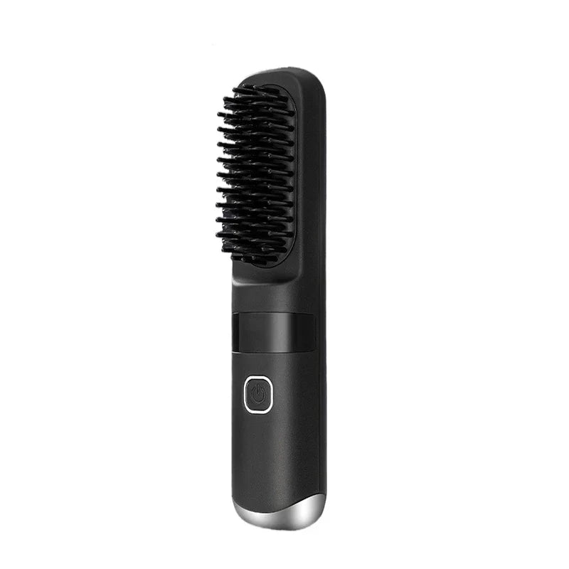 Hair Straightener Brush Comb
