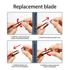 Hair Remover & Eyebrow Trimmer Combo