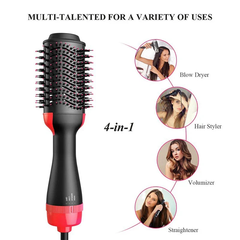 Hair Straightener Brush Comb Tool