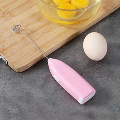Handheld Electric Milk Frother Whisk Drink Mixer