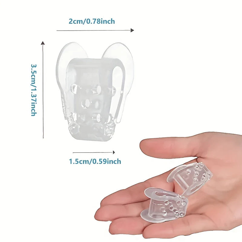 Hard Gel Toe Separators with Holes (1 Pair)